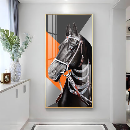 The Turkish Horse Premium Acrylic Vertical Wall Art