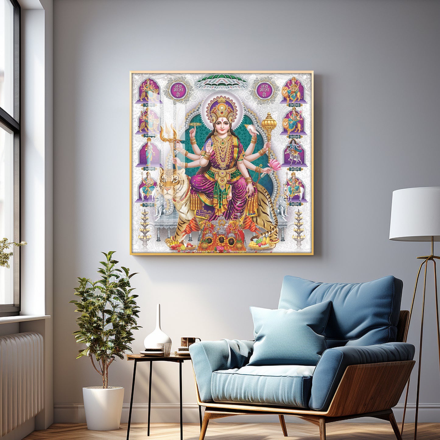 Spiritual Essence Premium Acrylic Square Wall Art