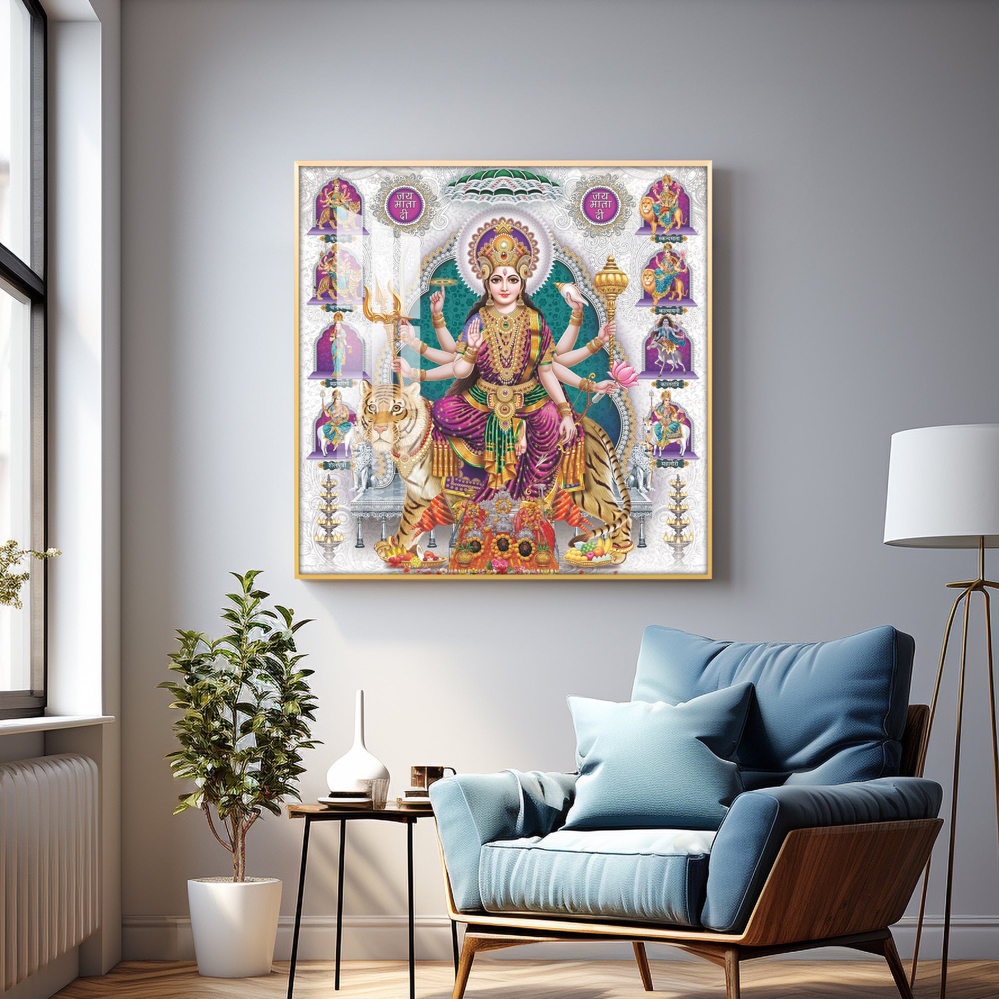Spiritual Essence Premium Acrylic Square Wall Art