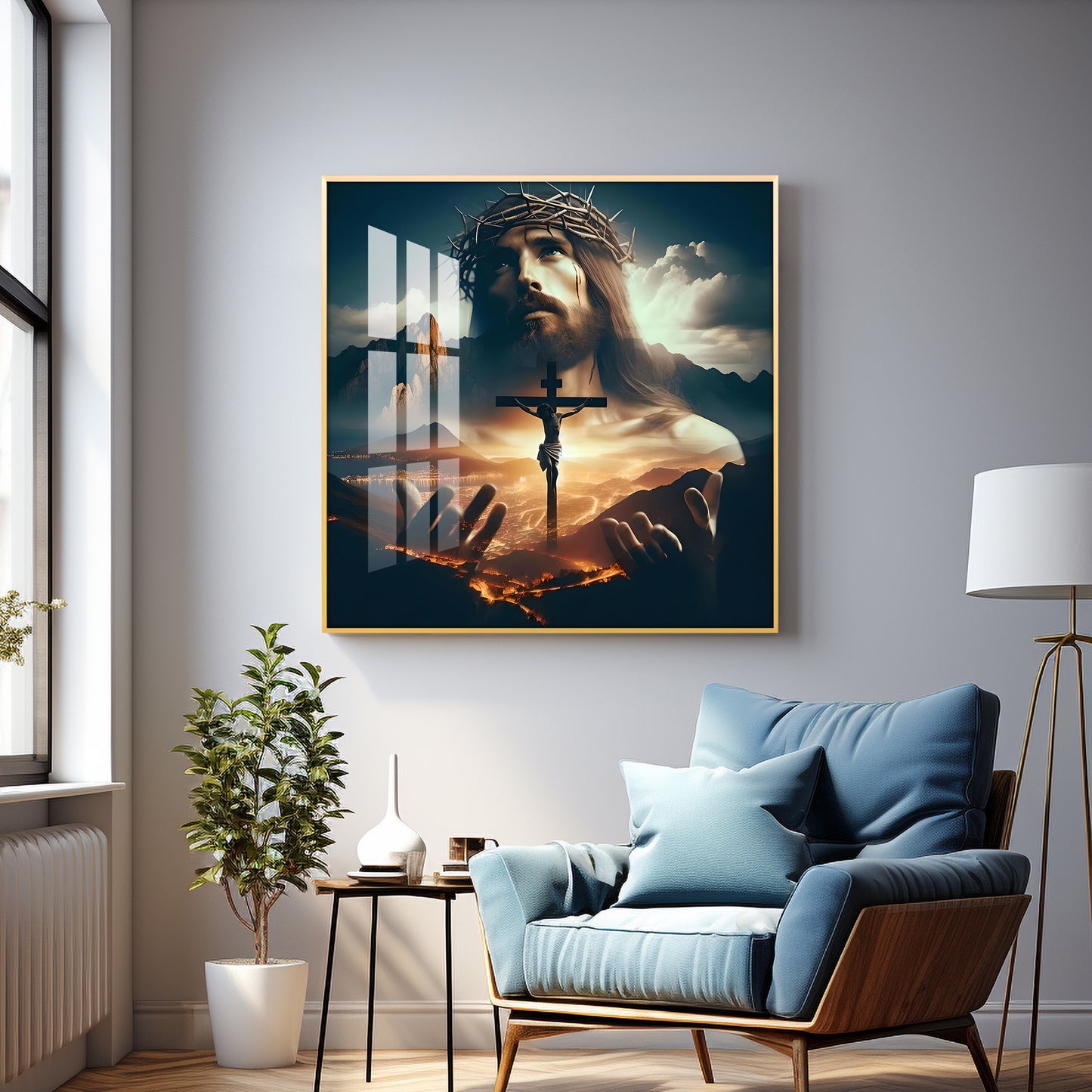 Eternal Faith Premium Acrylic Square Wall Art