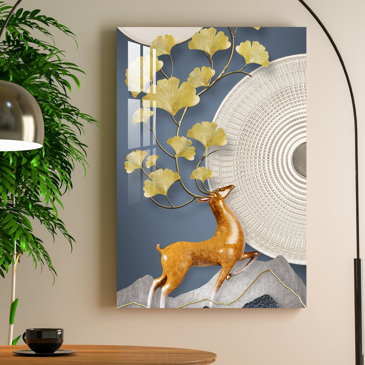 Unique Attractive Deer Acrylic Wall Art