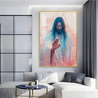 Jesus Christ Blessing Hand Premium Acrylic Wall Art