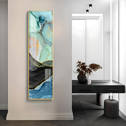 Abstract Multicolor Art Premium Acrylic Vertical Wall Art