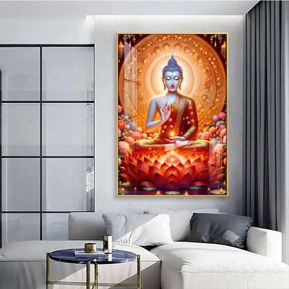 Peaceful Buddha Premium Acrylic Vertical Wall Art