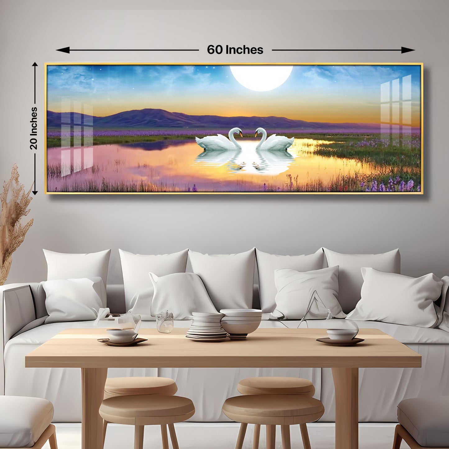 The First Meet Premium Acrylic Horizontal Wall Art