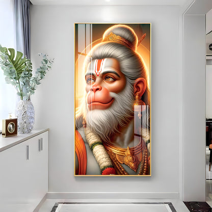 Jai Bajrang Bali Premium Acrylic Vertical Wall Art