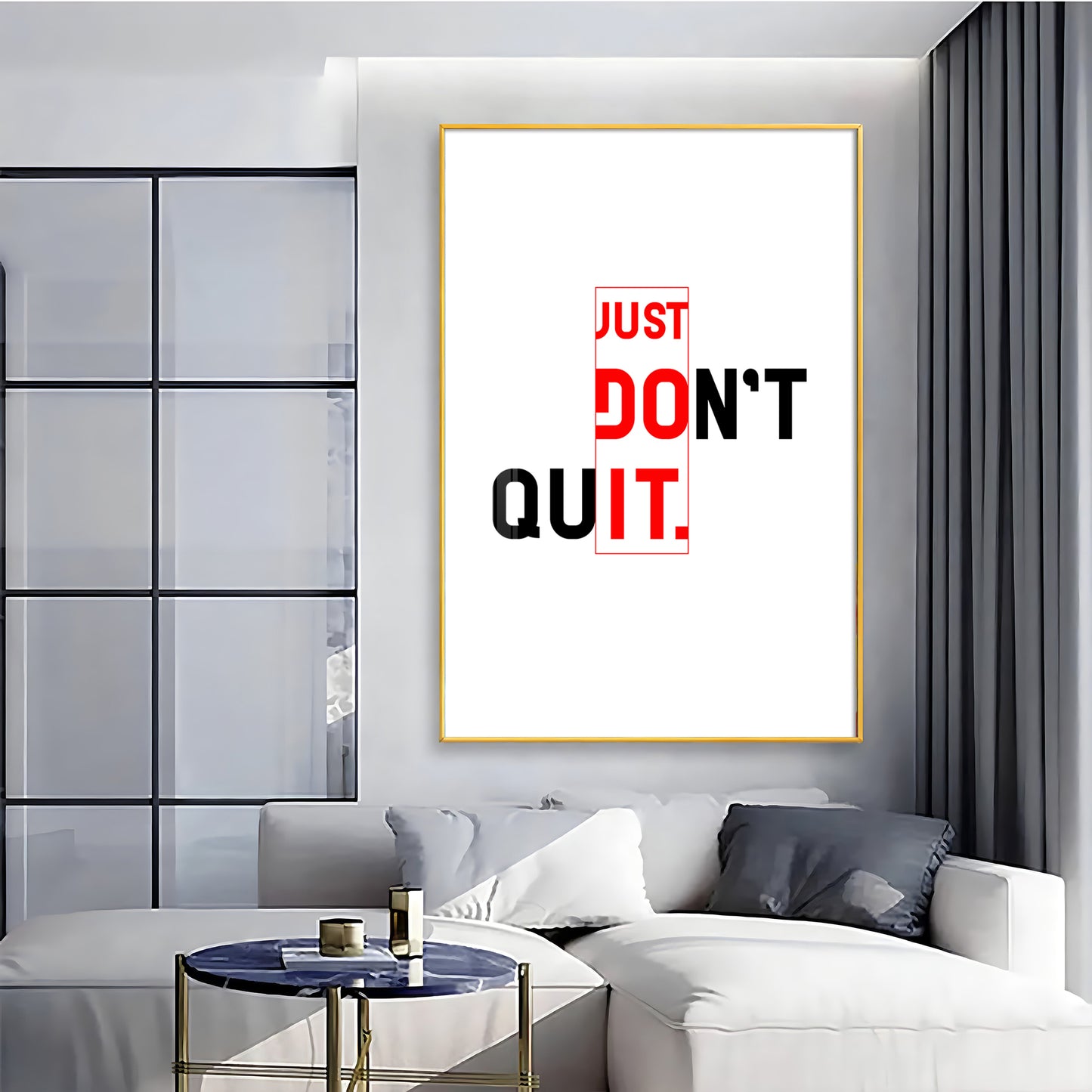 Just Do It Premium Acrylic Vertical Wall Art