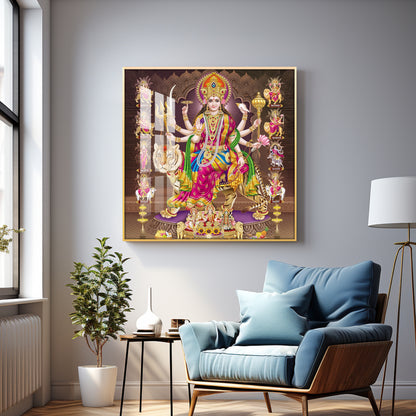 Radiant Devi Premium Acrylic Square Wall Art