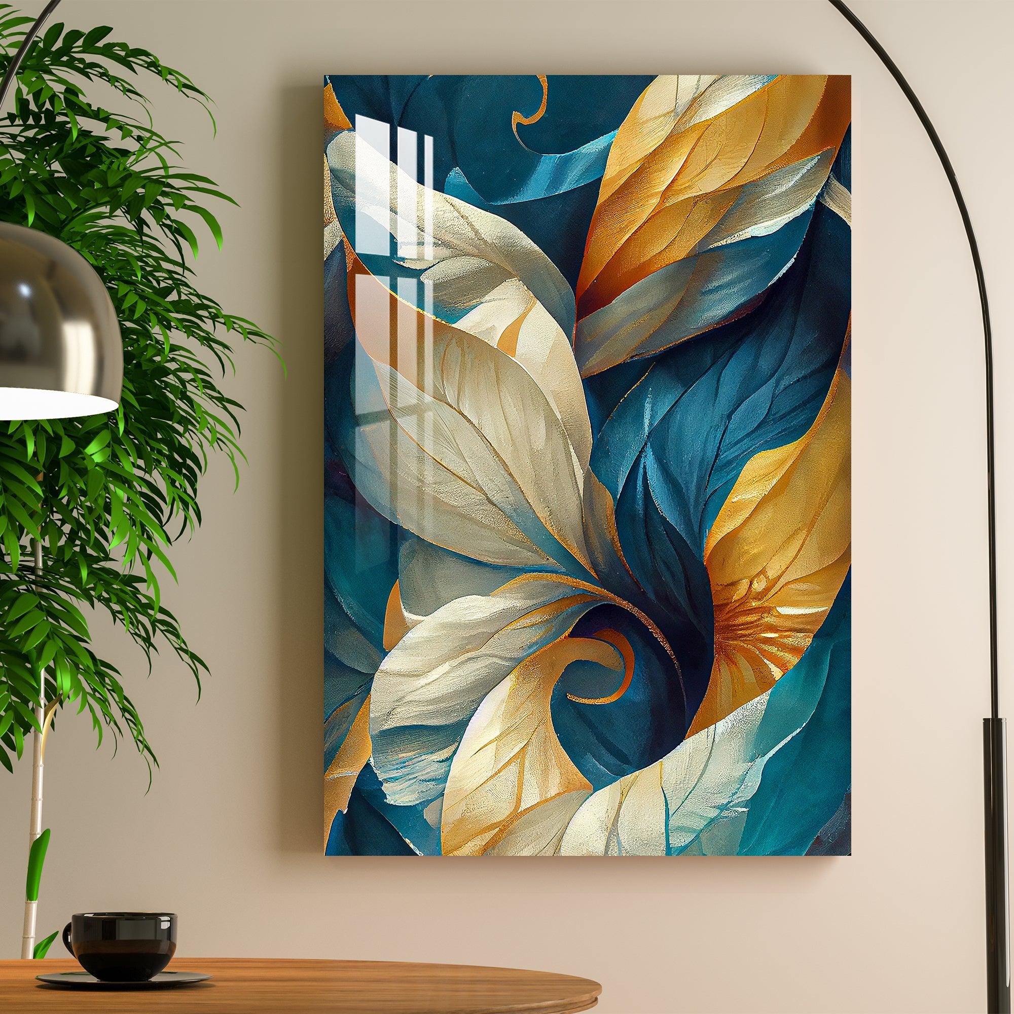 Spring Leaves Acrylic Wall Art