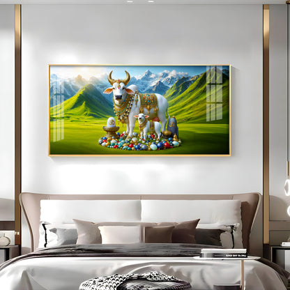 Kamadhenu Premium Acrylic Horizontal Wall Art