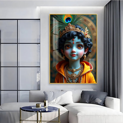 Infinite Krishna Imagery Premium Acrylic Wall Art