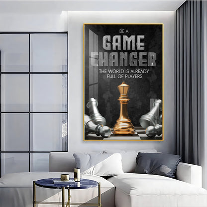 Game Changer Premium Acrylic Vertical Wall Art