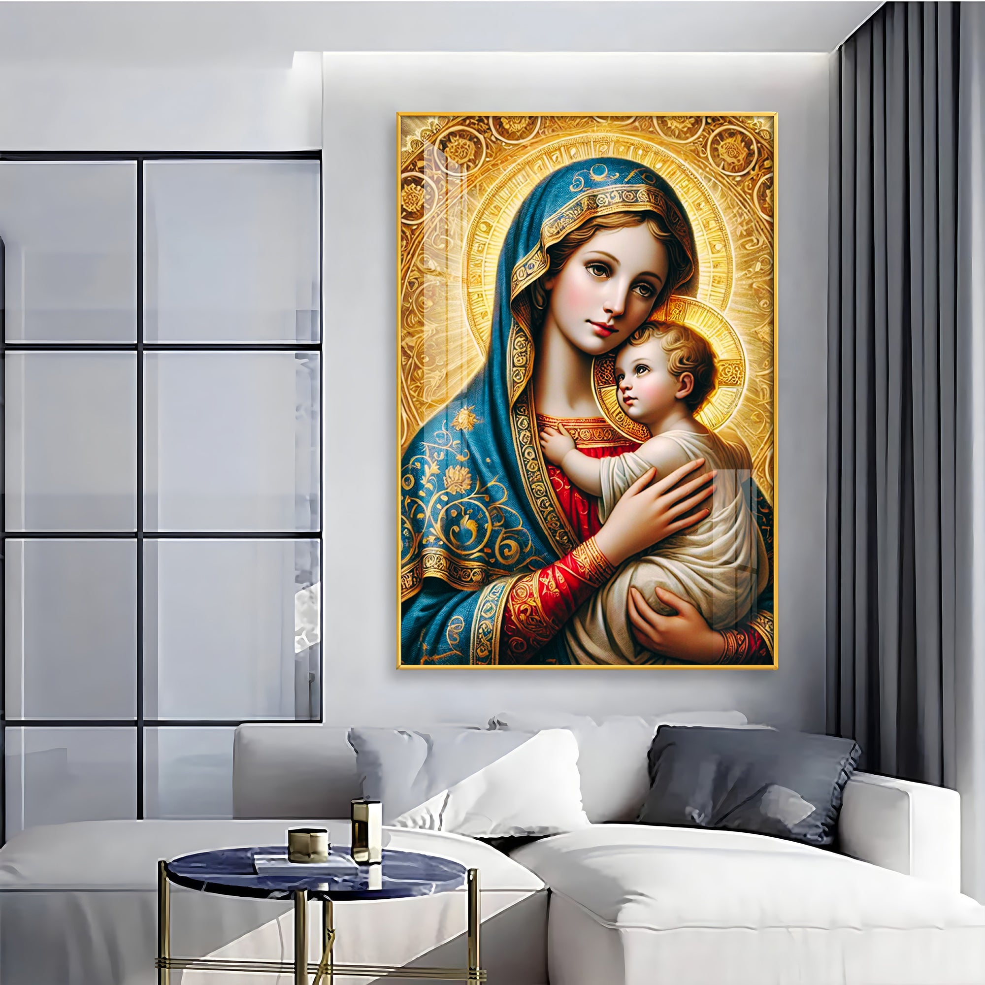 Celestial Grace Premium Acrylic Vertical Wall Art