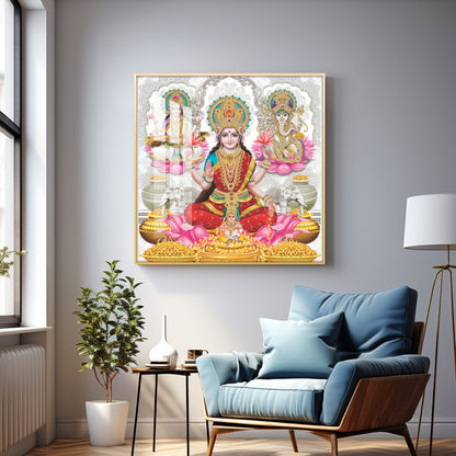 Radiant Deities Premium Acrylic Square Wall Art