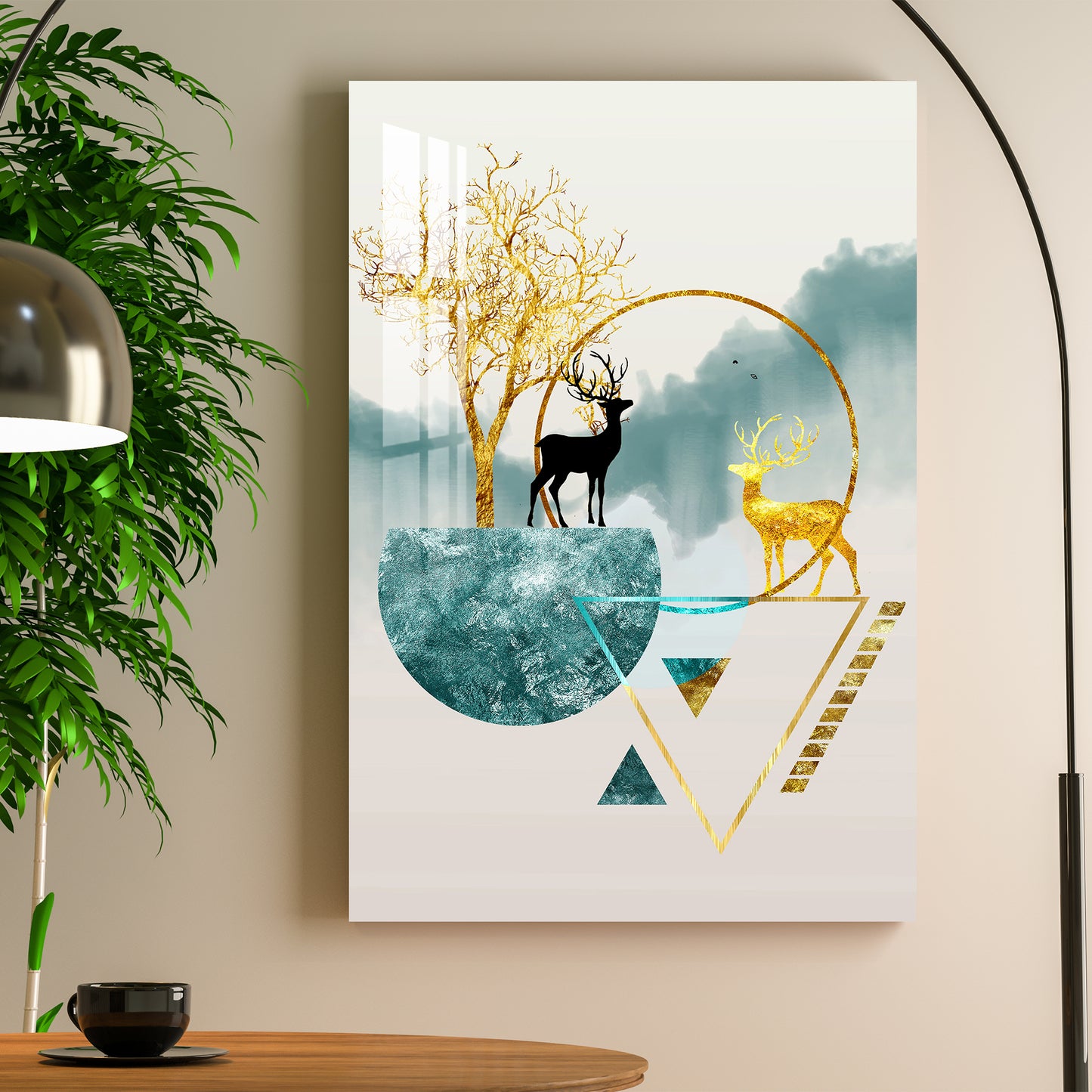 Shadow Deer Acrylic Wall Art