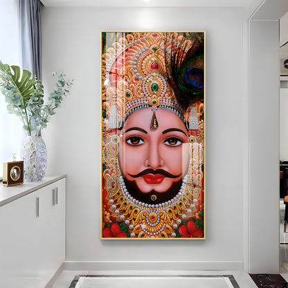 Shyam Baba Premium Acrylic Vertical Wall Art