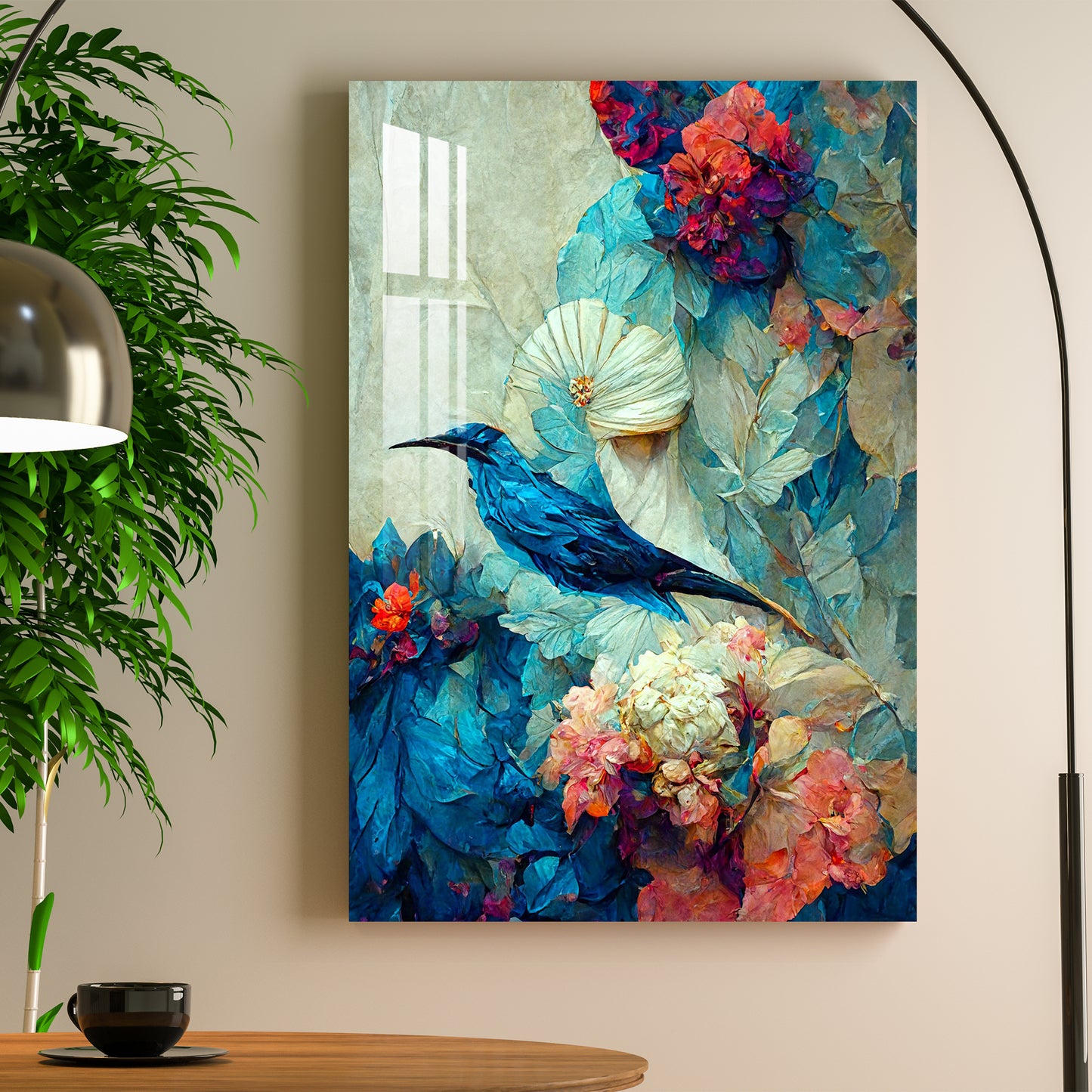 Delighted Bird Acrylic Wall Art