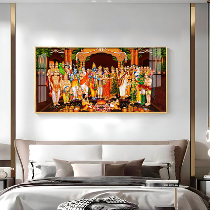 Srinivasa Kalyanam Premium Acrylic Horizontal Wall Art