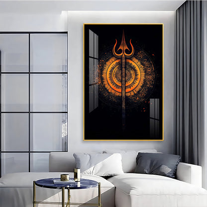 The Radiance of Shiva Premium Vertical Acrylic Wall Art