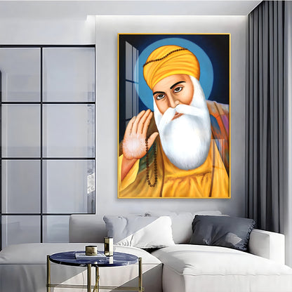 Wisdom Of Guru Nanak Ji Premium Vertical Acrylic Wall Art