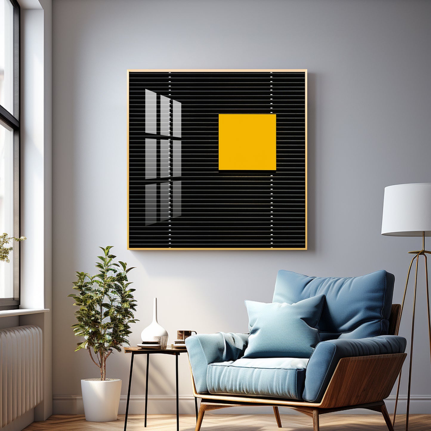 The Open Window Premium Acrylic Sqaure Wall Art