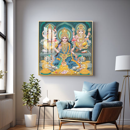 Deities Blessings Premium Acrylic Square Wall Art