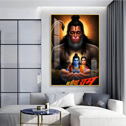 The Mighty Hanuman Premium Acrylic Wall Art