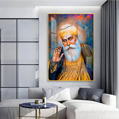 Divine Guru Ji Premium Vertical Acrylic Wall Art