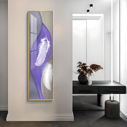 Purple Whispers Premium Acrylic Vertical Wall Art
