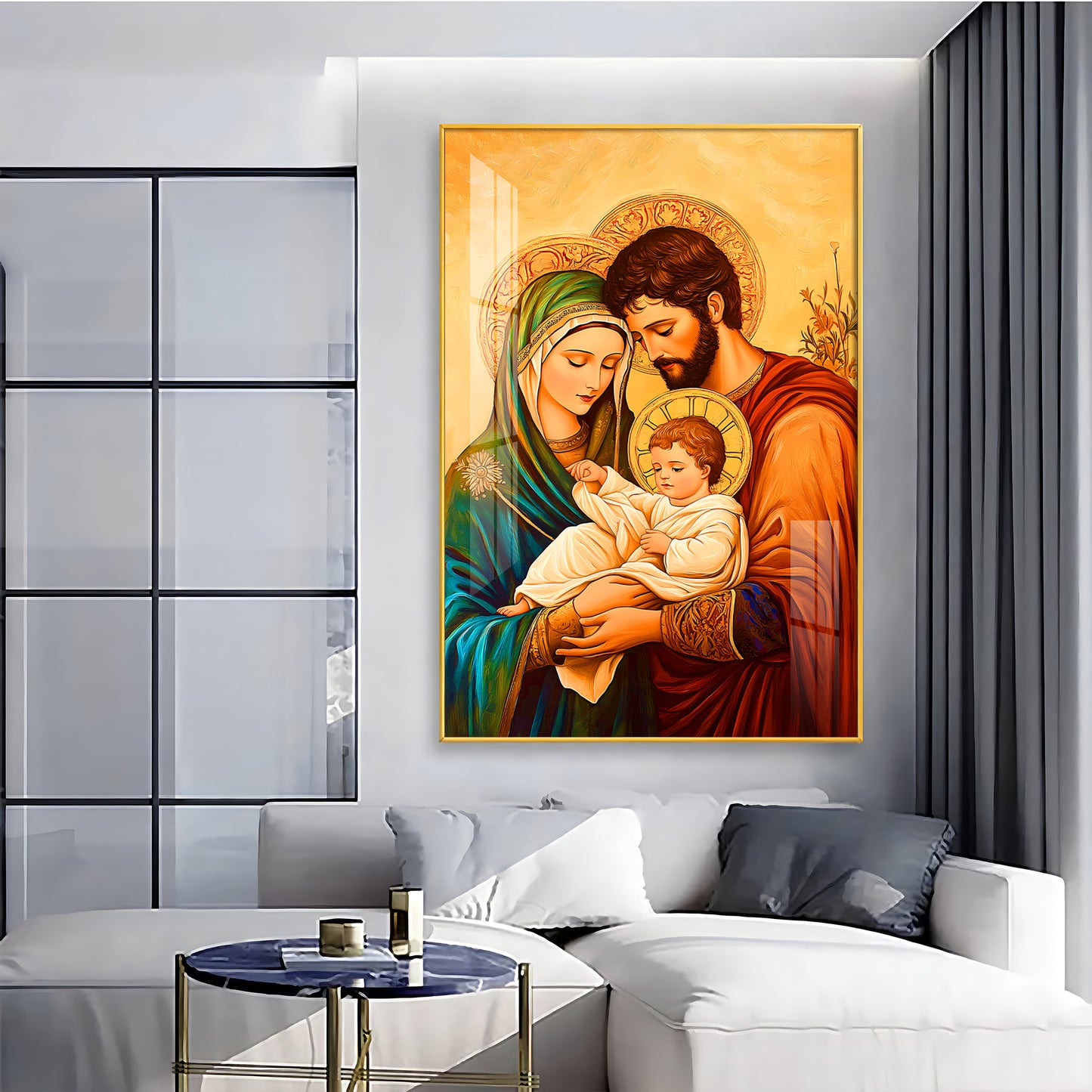 Holy Family Premium Acrylic Vertical Wall Art