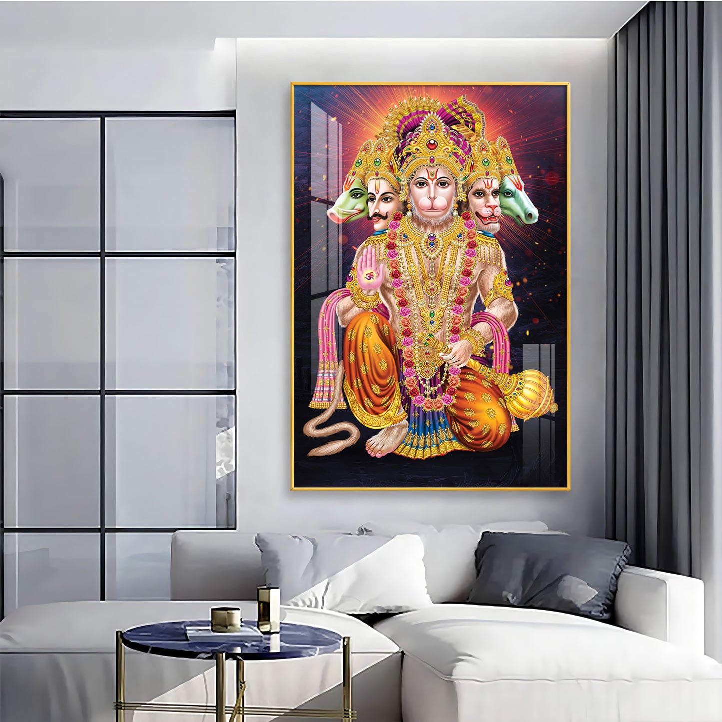 Hanuman's Valo Premium Vertical Acrylic Wall Art