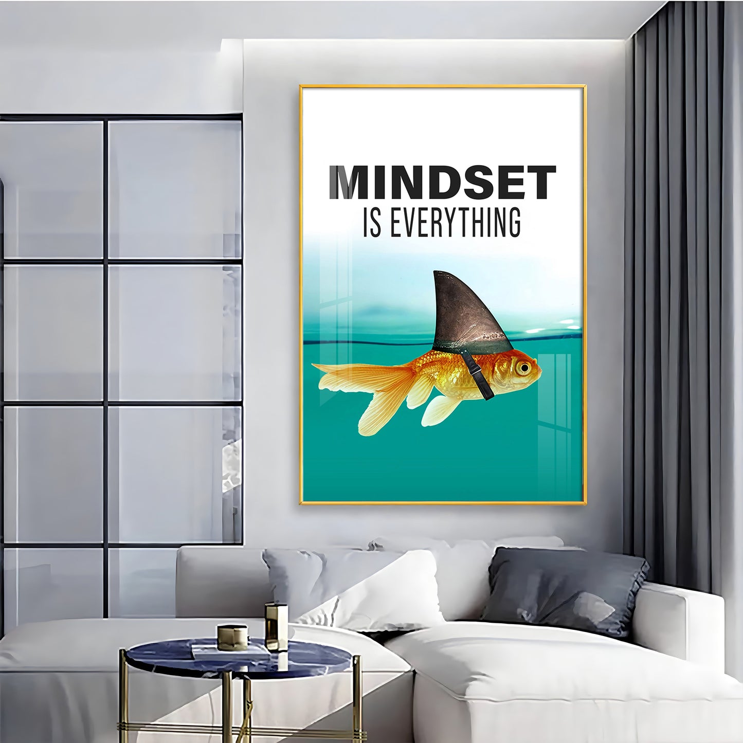 Mindset Is Everything Premium Acrylic Vertical Wall Art