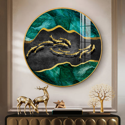 Regal Fish Premium Acrylic Round Wall Art