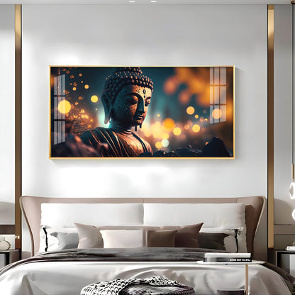 Mulling Over Buddha Premium Acrylic Horizontal Wall Art