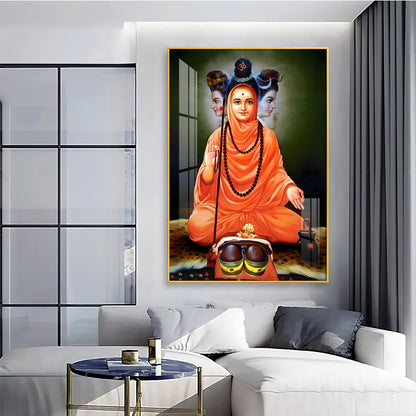 Portrait of Divine Authority Premium Vertical Acrylic Wall Art