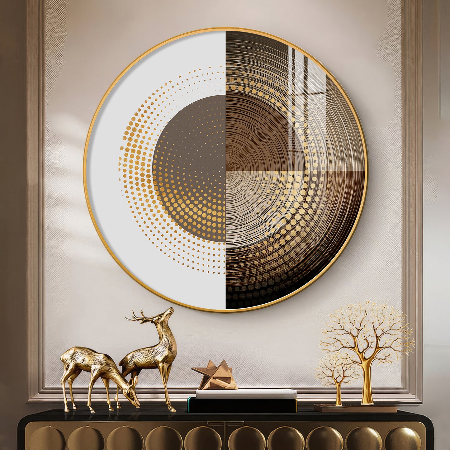WallSphere Premium Acrylic Round Wall Art