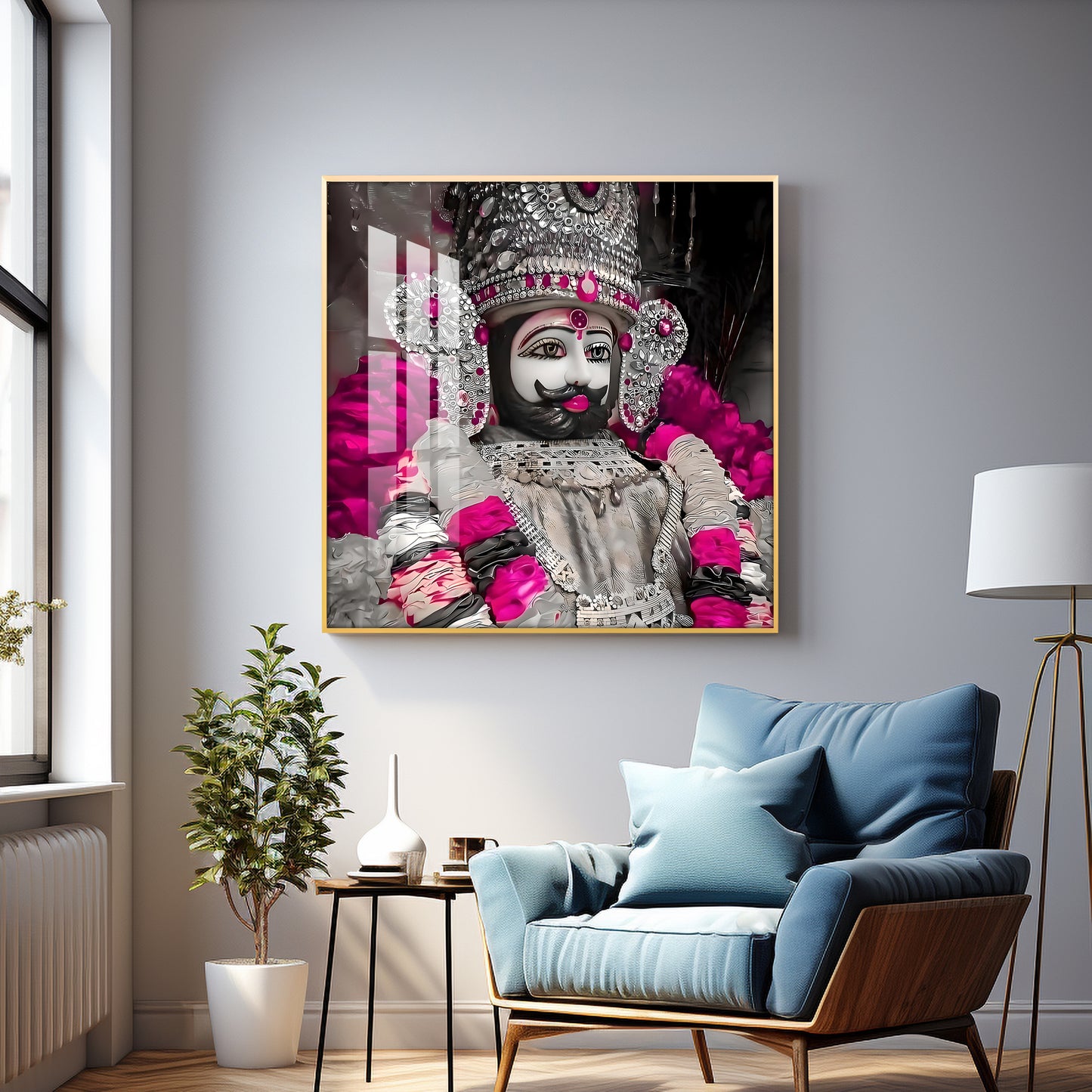 Shyam Sarkar Premium Acrylic Square Wall Art