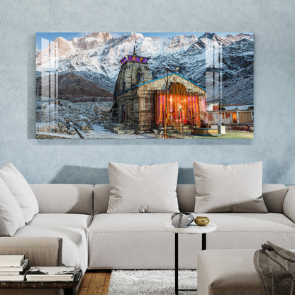 Kedarnath Temple Acrylic Wall Art