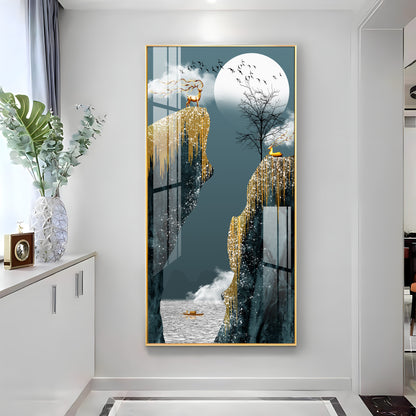 The Serenity Premium Acrylic Vertical Wall Art