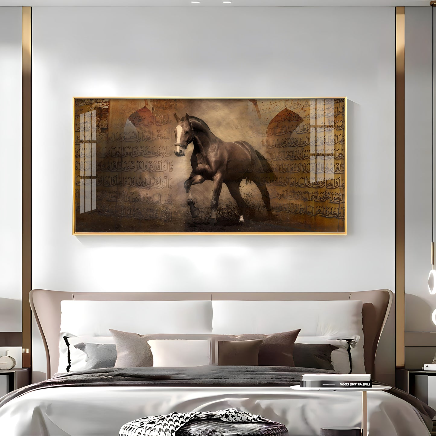 Persian Horse Premium Acrylic Vertical Wall Art