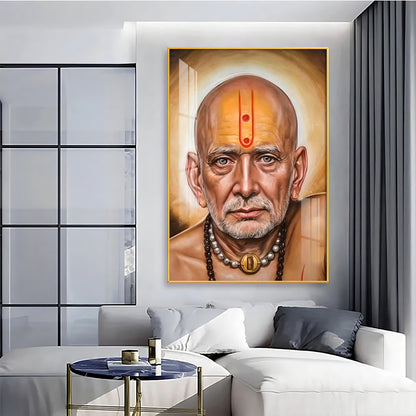 Serenity Shri Swami Samartha Premium Vertical Acrylic Wall Art