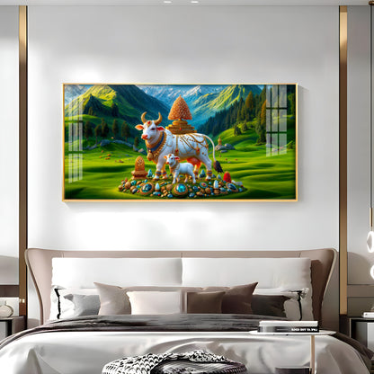 Nandi Shakti Premium Acrylic Horizontal Wall Art