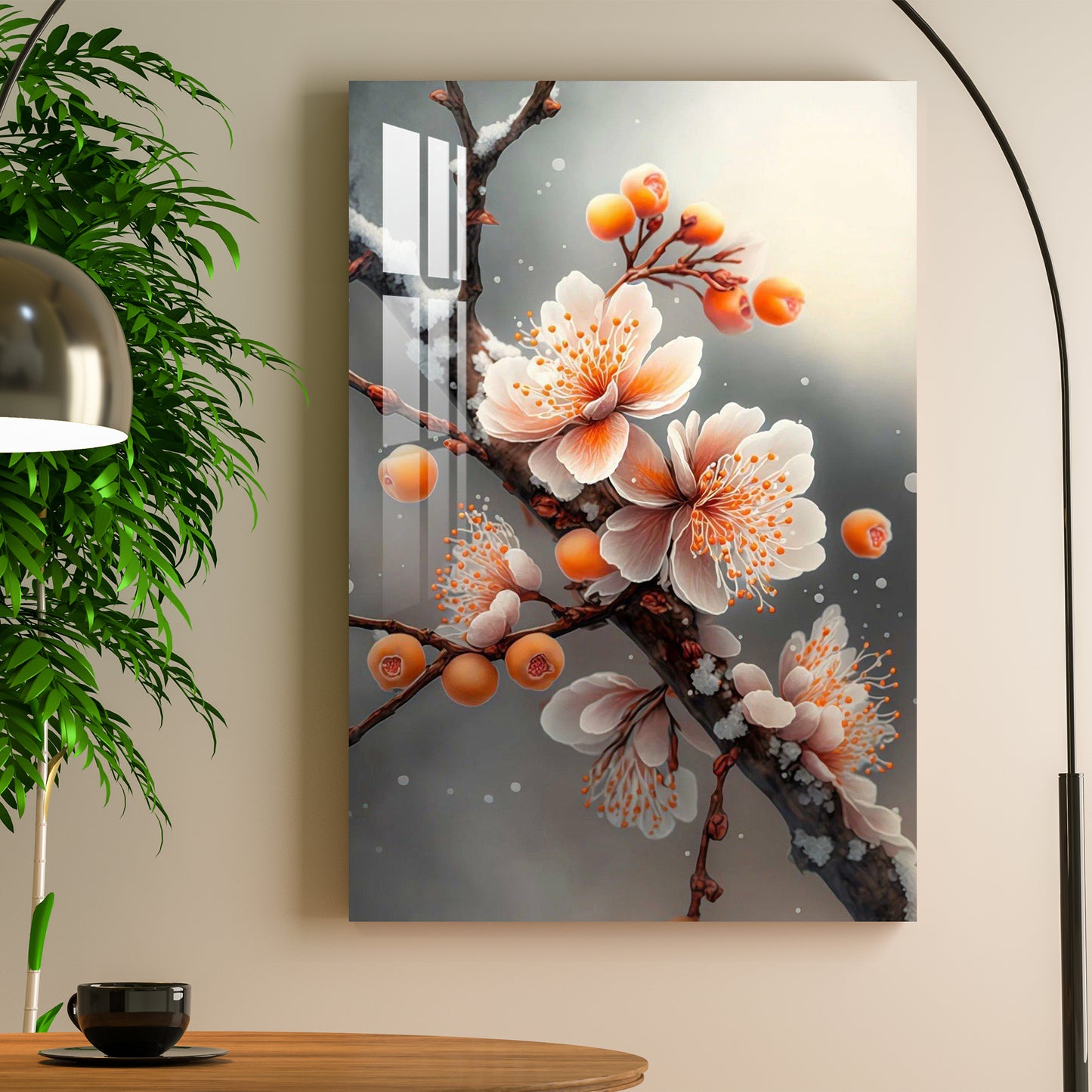 Blossom Berries Acrylic Wall Art