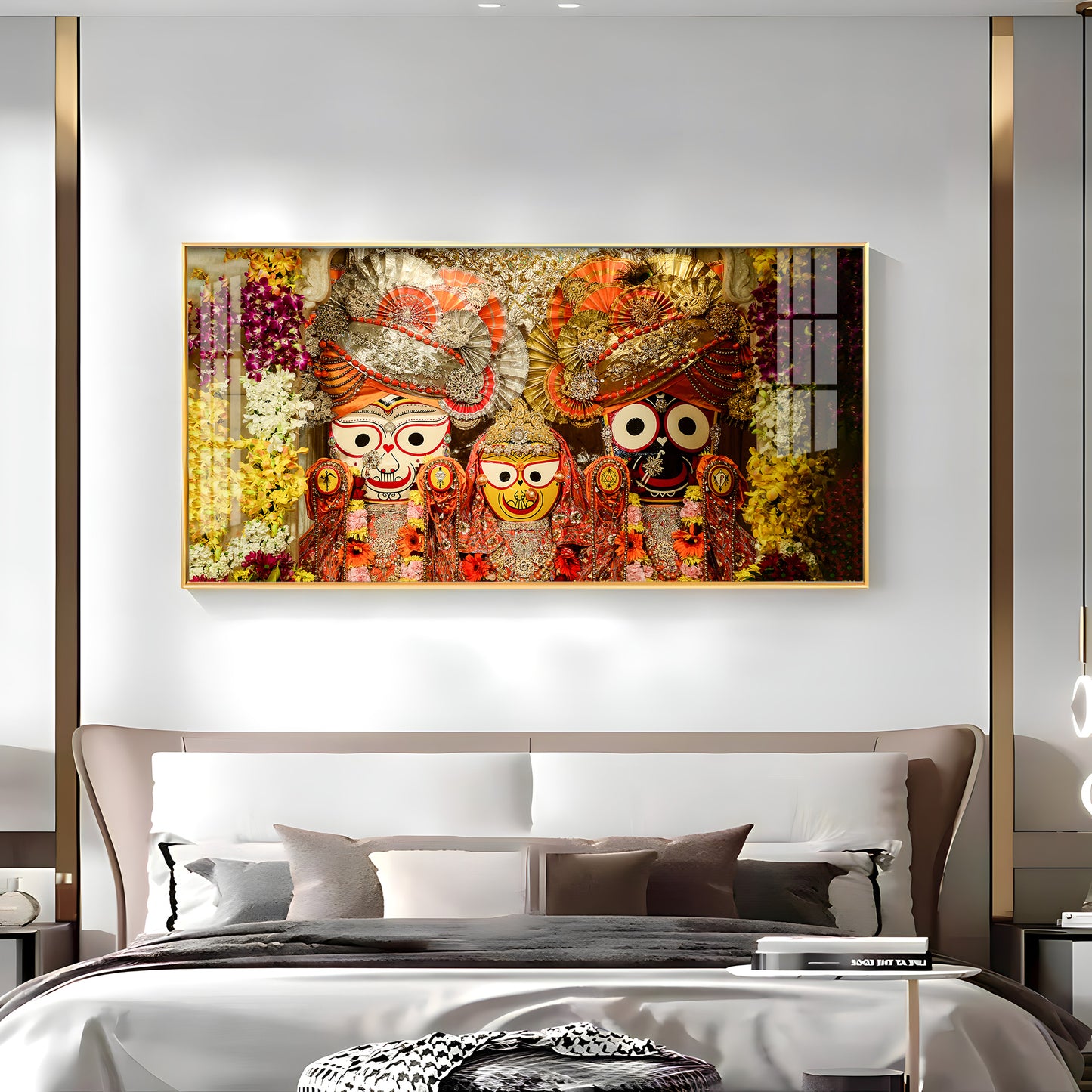 Shree Jagannatha Premium Acrylic Horizontal Wall Art