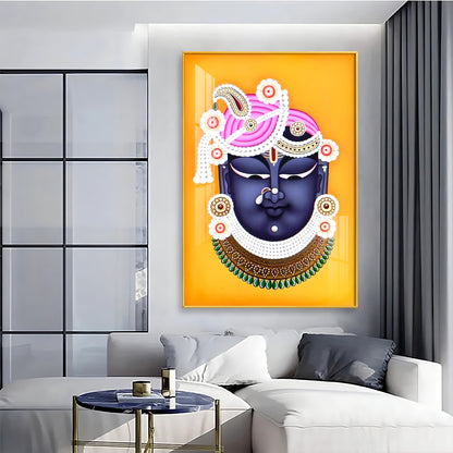 Lord Shreenathji Premium Vertical Acrylic Wall Art