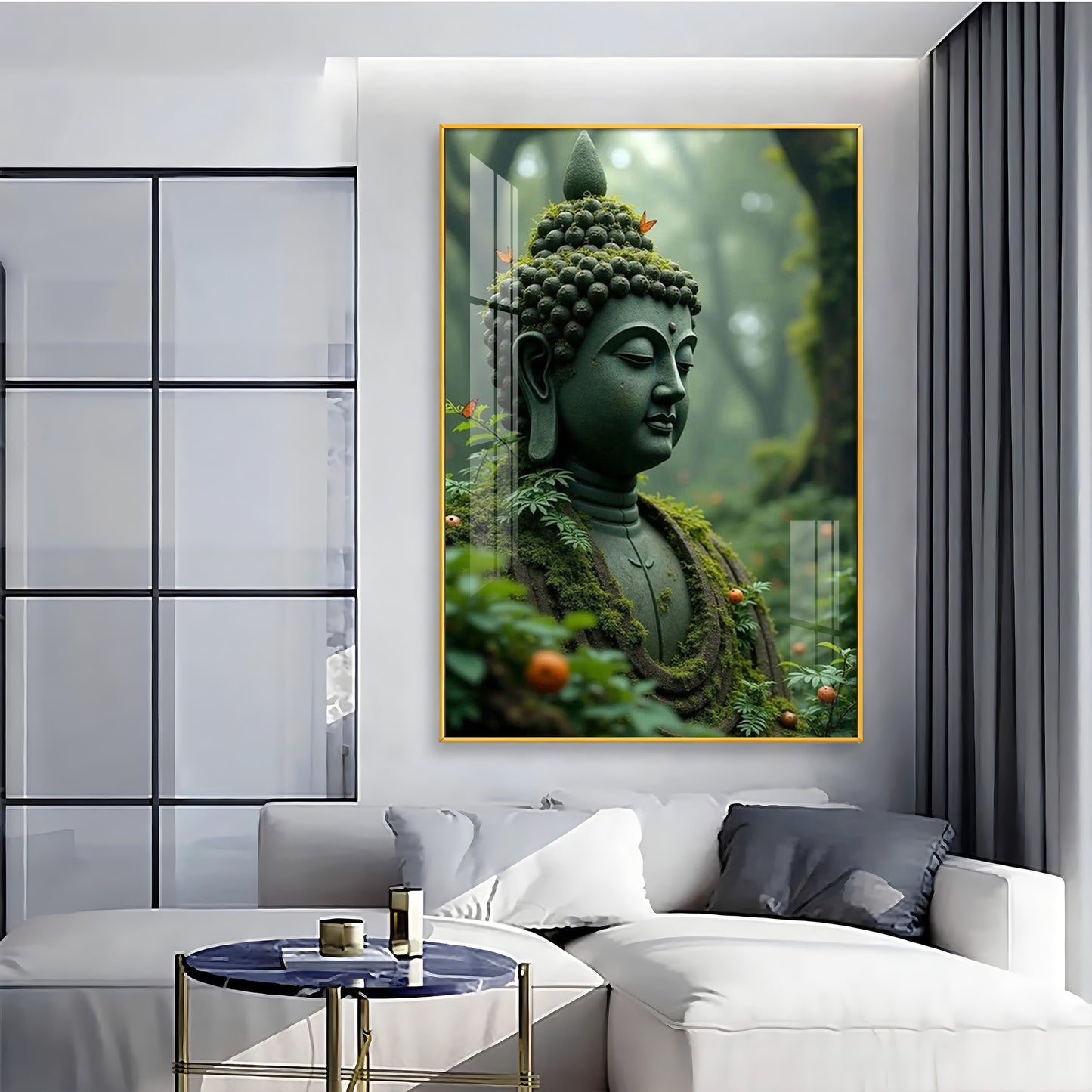 Zen Harmony Of Buddha Premium Acrylic Wall Art