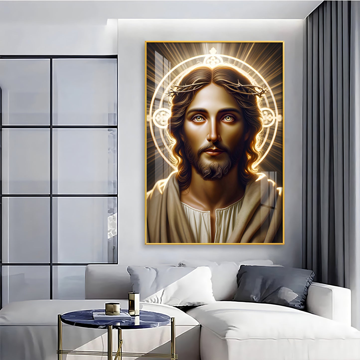 Sacred Serenity Premium Acrylic Vertical Wall Art