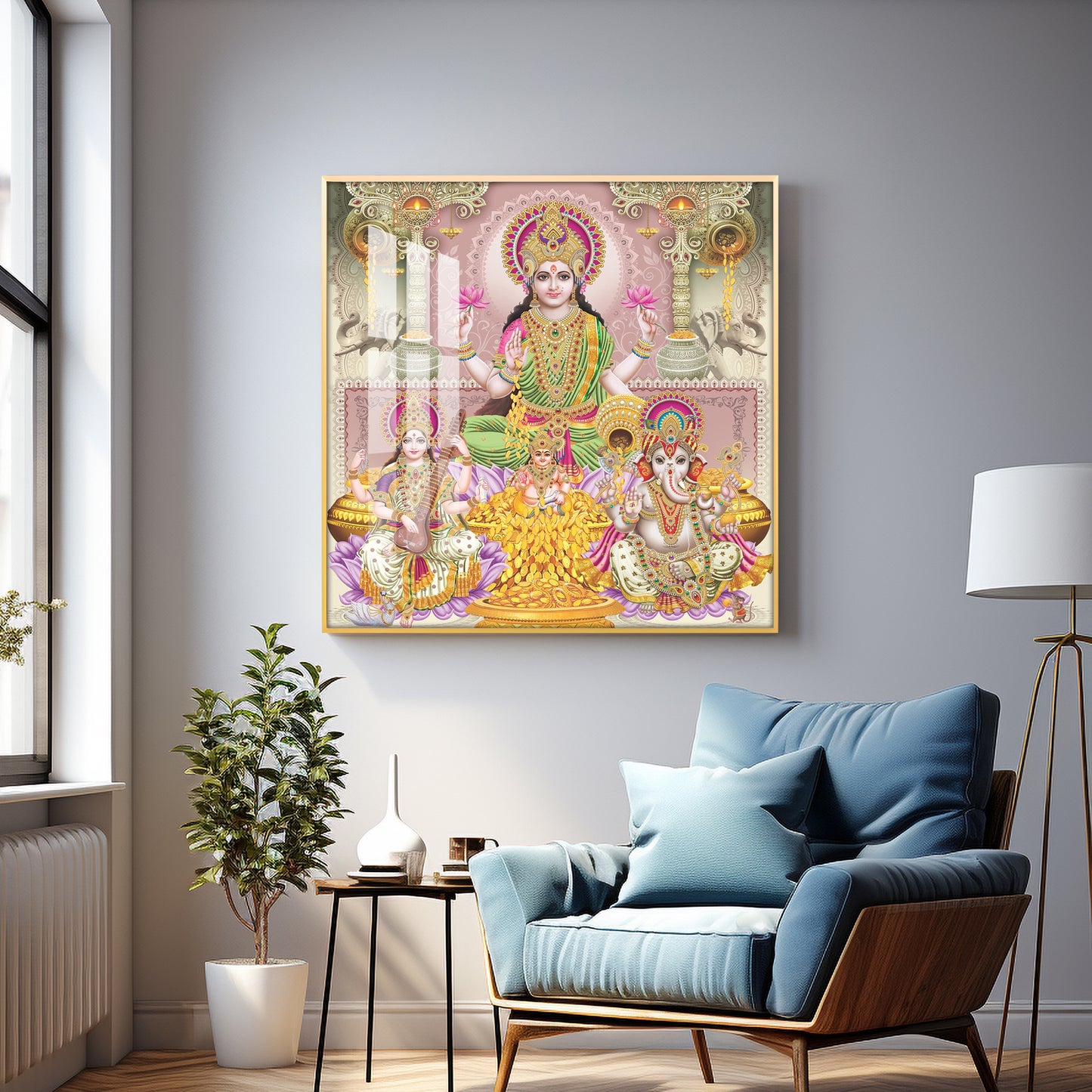 Majestic God & Goddess Premium Acrylic Square Wall Art