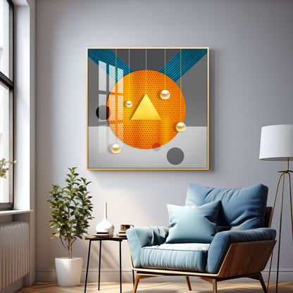 Geometric Light Luxury Premium Acrylic Square Wall Art