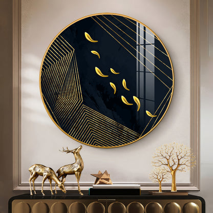 Golden Artwork Premium Acrylic Round Wall Art